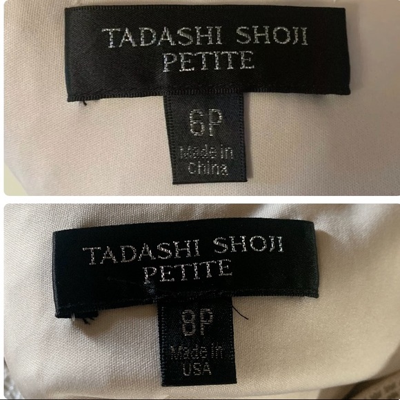 NEW TADASHI SHOJI V Neck Lace Stretch Crepe Gown - Picture 8 of 8